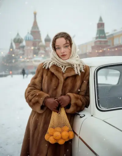 Нейрофотосессия, сгенерированная в GoBanana — пример 10