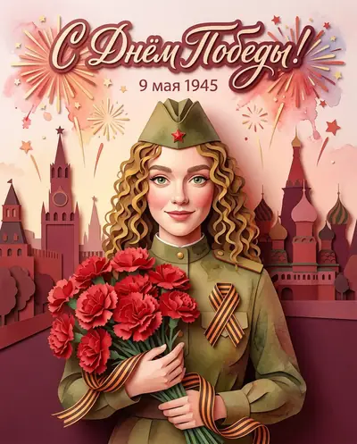 Фото в рисунок нейросетью — «Бумажная иллюстрация»