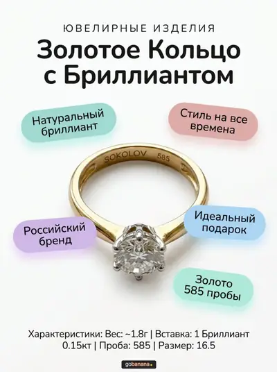 Карточка товара для WB и Ozon — «Буллеты с фактами»