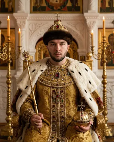 Замена лица на фото — пример «Царь»
