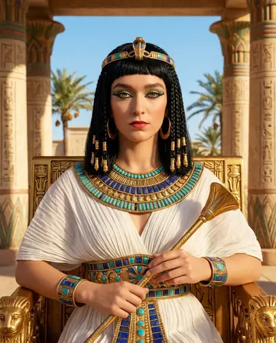 Замена лица на фото — пример «Египетская царица»